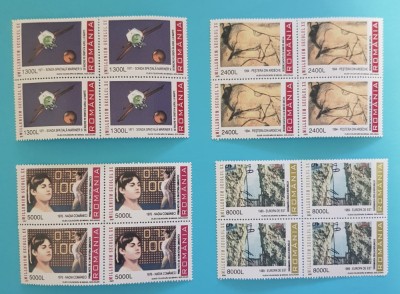 TIMBRE ROMANIA L.P.1553 MILENIUM SECOLUL XX (I) BLOC DE 4 MNH** foto