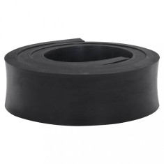 vidaXL Margine de cauciuc pentru plug de zapada negru 150x10x2 cm foto
