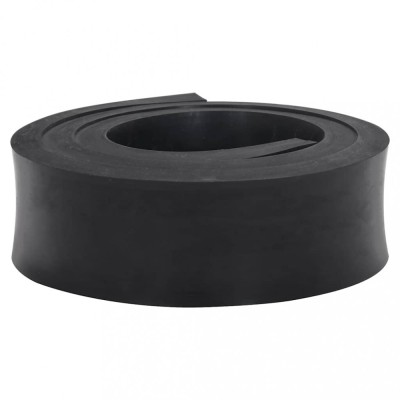 Gossi margine de cauciuc pentru plug de zapada negru 200x8x2 cm foto