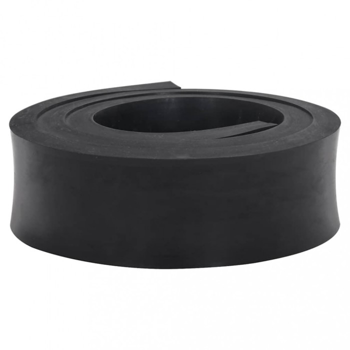 Gossi margine de cauciuc pentru plug de zapada negru 200x8x2 cm