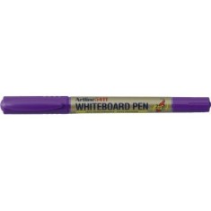 Marker pentru tabla de scris ARTLINE 541T, doua capete - varfuri rotunde 0. 4mm/1. 0mm - mov