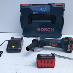 Polizor Unghiular pe Baterie Bosch GWS 18-125 V-Li Fabricatie 2021