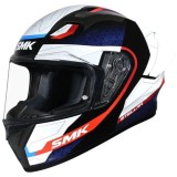 Casca moto integrala SMK Stellar Sport Flight albastru/rosu/alb marime XS