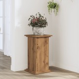 VidaXL Suport de plante stejar artizanal, 33x33x60 cm, lemn prelucrat