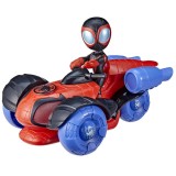 Cumpara ieftin Set masinuta cu figurina, Spidey Amazing Friends - Miles Morales