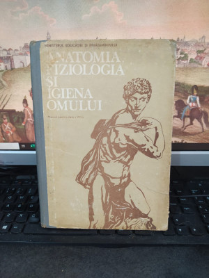 Anatomia, fiziologia și igiena omului, manual clasa VIII, București 1986, 108 foto