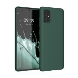 Husa pentru Samsung Galaxy A71, Silicon, Verde, 51208.169, Carcasa, Kwmobile