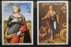 BC256, Sao Tome 1983, serie picturi, Craciun foto