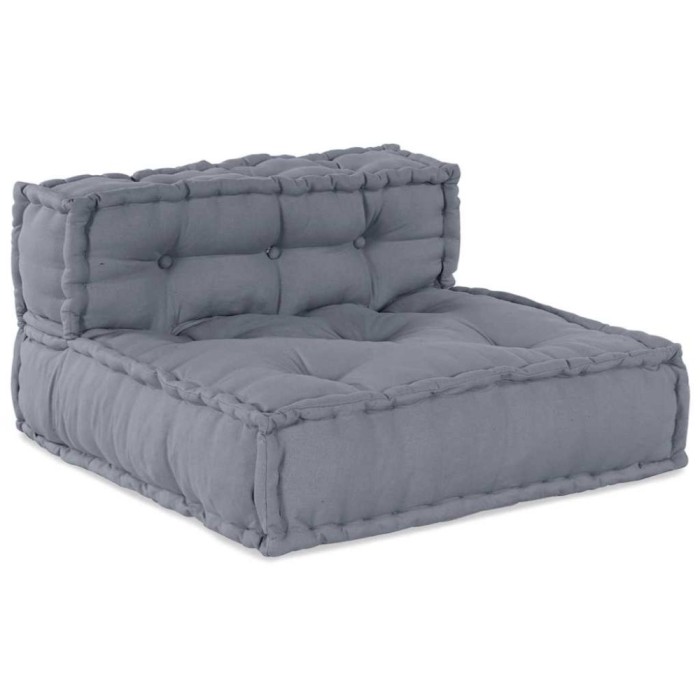 vidaXL Pernă 4 pcs Gri 70 x 70 x 54 cm Poliester