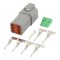 Conector auto, DT, 6 pini, DEUTSCH, S-DT 04-6 P, T136113