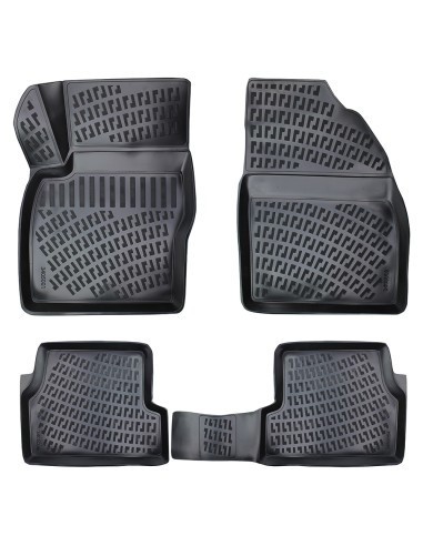Set covorase auto din cauciuc tip tavita pentru Ford Focus I 1998-2007