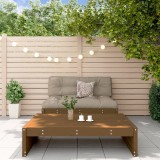 VidaXL Set mobilier grădină cu perne, 2 piese, maro miere lemn masiv 3186133