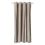 Draperie Caressa, Velvet TTVC001-2, poliester, bej, semiopac, 140 x 240 cm