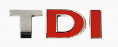 Emblema TDI Doua Litere Rosii T01 080916-6 foto