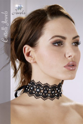 Ornament de gat Embroidered Choker foto