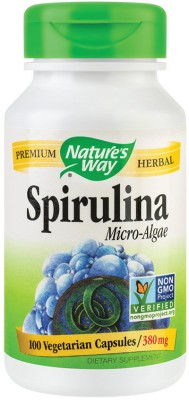 SPIRULINA MICRO-ALGAE 380MG 100CPS foto