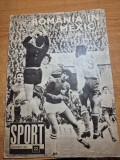 Revista sport noiembrie 1969 - echipa nationala a romaniei s-a calificat la campionatul mondial din mexic , 1-1 cu grecia