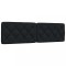 Gossi perna pentru tablie de pat, negru, 180 cm, material textil