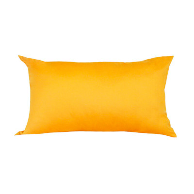 Perna decorativa dreptunghiulara, 50x30 cm, plina cu Puf Mania Relax, culoare galben foto