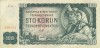 Bancnota Cehoslovacia 100 Korun 1961, VF+