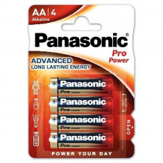 Baterii Alcaline AA LR6 1.5V Panasonic Pro Power Blister 4 foto