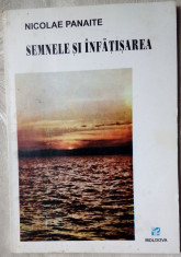 NICOLAE PANAITE: SEMNELE SI INFATISAREA/VERSURI 1995/DEDICATIE PT MIRCEA CIOBANU foto