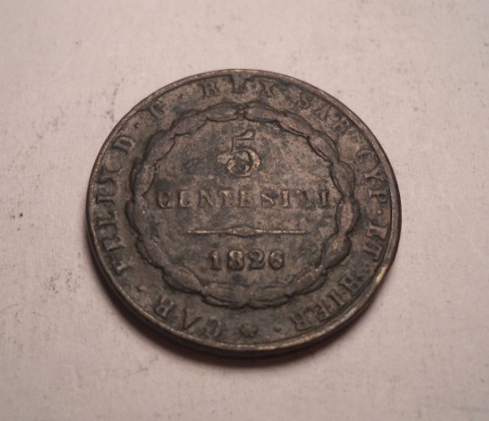 Italia 5 Centesimi 1826