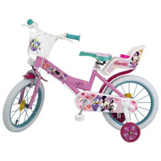 Bicicleta pentru copii Huffy Minnie, roti 14inch, Roz