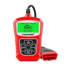 Diagnoza OBD2 KONNWEI KW310, Red, Afisare Erori + Descriere, Resetari, Live Data, ELM 327 OBDII