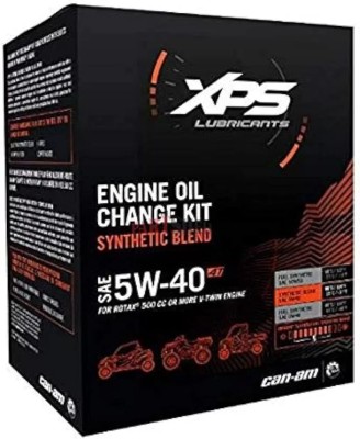 KIT SCHIMB ULEI MOTOR XPS FULLSINTETIC 4T 5W-40 (2.365 L) + FILTRU ULEI ATV CAN-AM foto