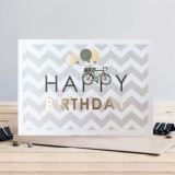 Felicitare - Gold Bike | Louise Tiler Designs