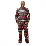 Chicago Blackhawks pijamale de bărbați ugly holiday pajamas nhl - XXL