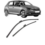 Cumpara ieftin Set stergatoare auto SKODA FABIA IV (PJ3) 2021-2024, pentru parbriz, Valeo Silencio Xtrm