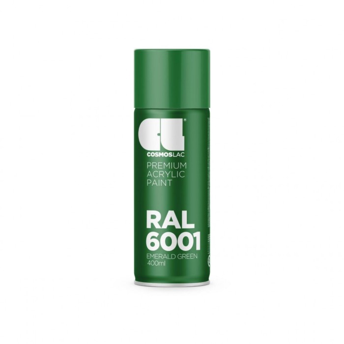 Vopsea spray acrylic RAL6001 verde emerald 400ml Cosmos 0146001
