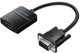 Convertor video Vention, VGA(T) la HDMI (M), 0.15m, rezolutie maxima 1080p la 60 Hz, nu, cupru, invelis PVC si ABS, negru, &quot;ACNBB&quot; (timbru verde 0.18l