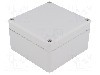 Carcasa ABS, 100mmx100mmx57mm, IP65, BOPLA - 63212000