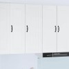 VidaXL Dulap suspendat de bucătărie cu ușă Alb lucios 40 x 31 x 100 cm 885119