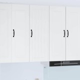 VidaXL Dulap suspendat de bucătărie cu ușă Alb lucios 40 x 31 x 100 cm 885119