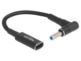 Cablu alimentare DC USB C soclu la mufă 4,5/3,0, 0,15 m, 60 W