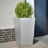 Cumpara ieftin Jardiniere grădină, 2 buc., 45x45x75 cm, oțel galvanizat