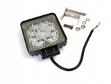 Lampa de lucru proiector 9 LED 27W 12-24V IP67 GROSIME CARCASA 40mm