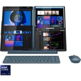 Laptop Lenovo Yoga Book 9 14IAH10 cu procesor Intel&reg; Core&trade; Ultra 9 285H pana la 5.4GHz, 2x 14 2.8K WQXGA+, OLED, 120Hz, Touch, 32GB LPDDR5x RAM, 1TB S