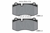 Set placute frana TEXTAR 2396001