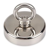 Magnet neodim oală D 80 mm c&acirc;rlig inelar - fishing / pescuit 250 KG Strong