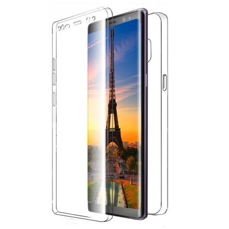 Husa Full TPU 360&deg; (fata + spate) pentru Samsung Galaxy Note 8, Transparent