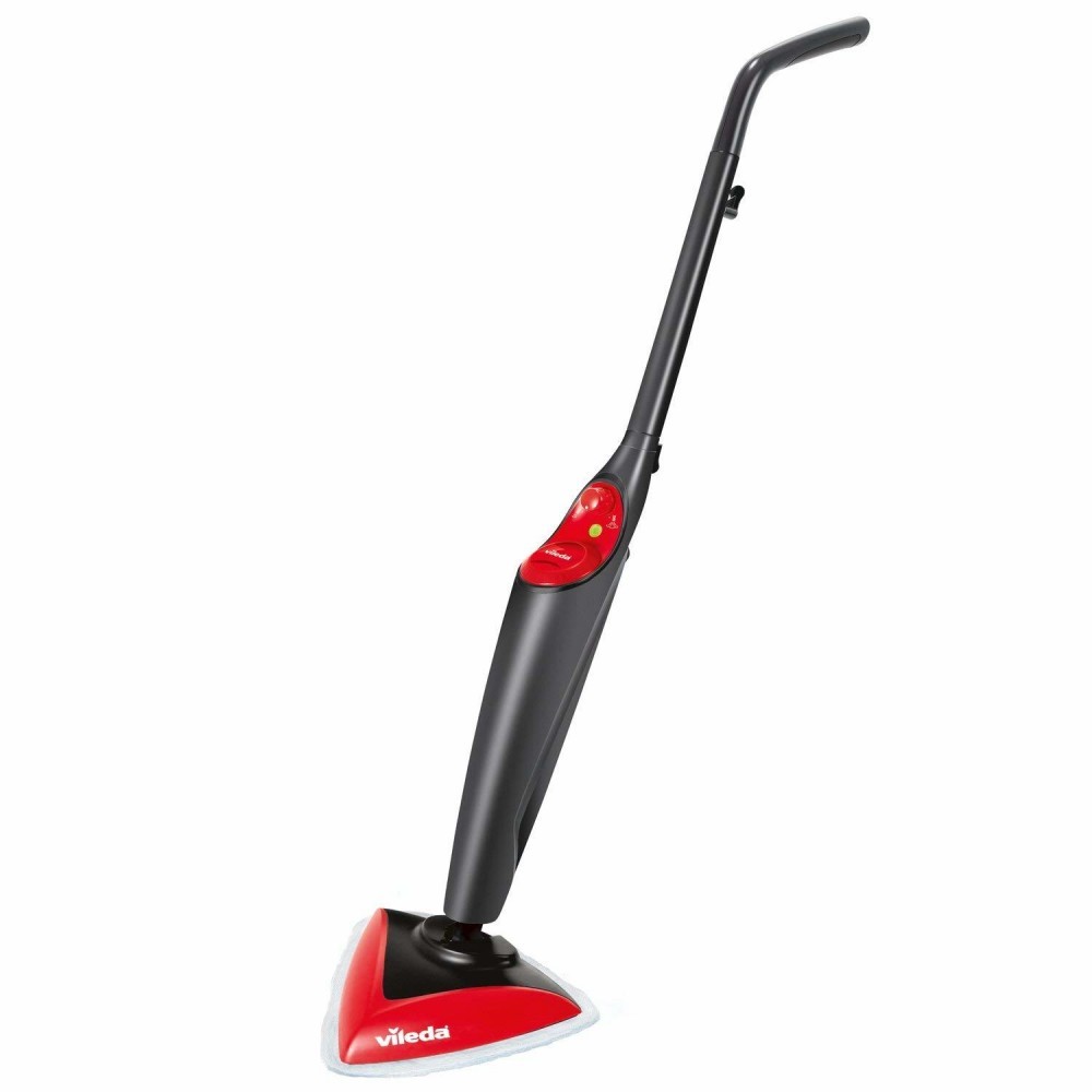 Mop electric cu aburi, Vileda steam, 1550 w, GriRosu arhiva Okazii.ro