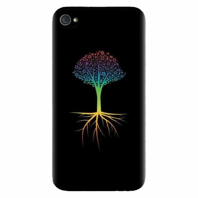 Husa silicon pentru Apple Iphone 4 / 4S, Tree 001 foto