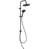 Set de dus Ferro Coppa NP92-BL, cu suport culisant, bara dus 95 cm, dus fix si para dus mobila, furtun 150cm, Negru