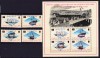 DB1 Ins. Falkland 1986 Ameripex SS Great Britain Vapor 4 v. + SS MNH, Nestampilat