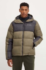 Columbia geaca barbati, culoarea verde, de iarna